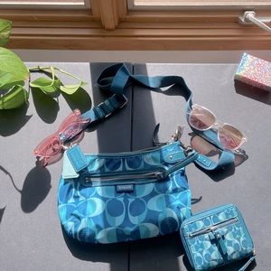 Coach purse and matching wallet set!